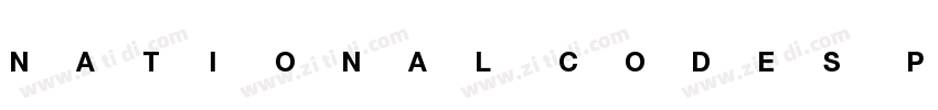 national codes pi字体转换